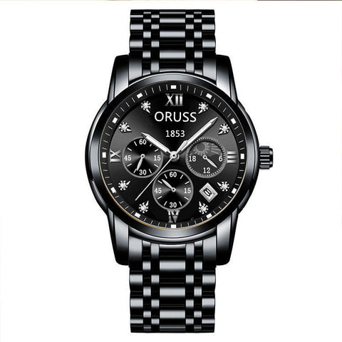 Automatic movement watch men's calendar pointer