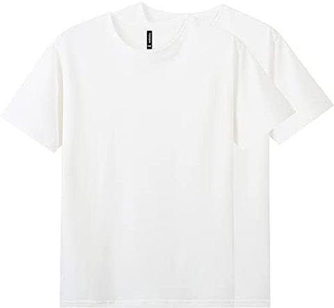 Men's Cotton T Shirt 2-Pack - Short Sleeve Fashion Shirts