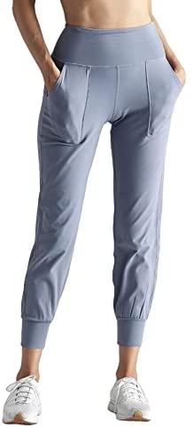 Womens High Waisted Joggers with Pockets Tummy Control Yoga Pants Athletic Workout Running Pants