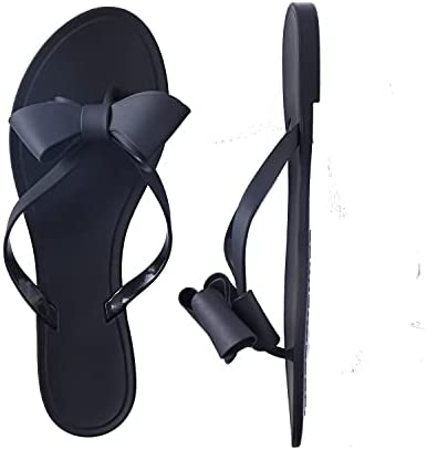Tale Women Ribbon Bow Sandals Flip Flop Narrow