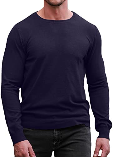 Men's Casual Slim Fit Basic Sweaters for men