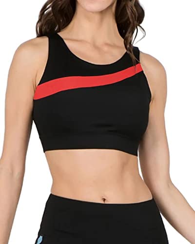 Women's Low Impact Breathable Stretchy Padded Sports Bra Workout Fitness Running Yoga Tanks