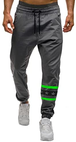Cot-Oath Mens Casual Joggers Pants Workout - Cargo Pants Slim Fit Gym Trouser for Men Fashion Track Sweatpants