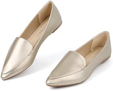 MUSSHOE Loafers for Women Comfortable Pointed Toe Women's Loafers & Slip-ons Women's Flats Flats Shoes Women