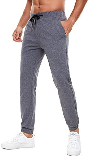 Men's Sweatpants with Pockets Joggers Sweatpants Slim Fit