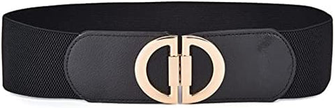 Beltox Womens 3" Wide Belt Elastic Stretch Cinch Waistband Lady Cummerband