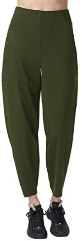 Women's Casual High Waisted Tapered Pants Athletic Running Yoga Joggers Travel Work Leggings with Pockets