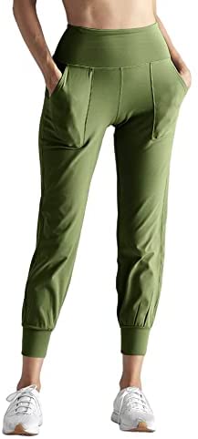 Womens High Waisted Joggers with Pockets Tummy Control Yoga Pants Athletic Workout Running Pants