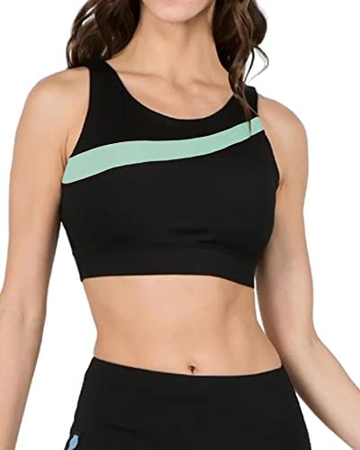 Women's Low Impact Breathable Stretchy Padded Sports Bra Workout Fitness Running Yoga Tanks