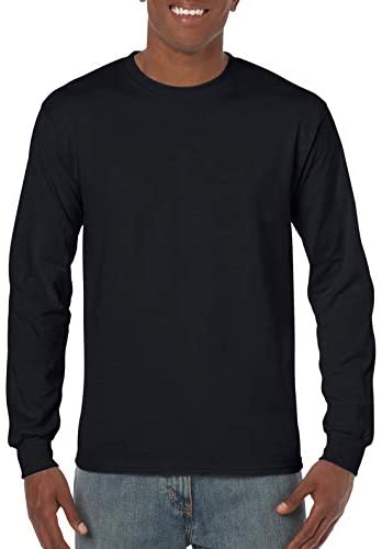 Gildan Heavy Cotton 100% Cotton Long Sleeve T-Shirt.