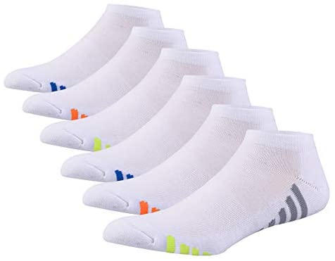Mens Athletic Low Cut Ankle Socks Cushioned Running Sports Sock for Men 6 Pack