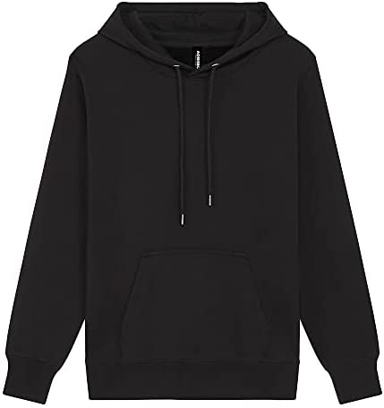 Men's Fleece Ultimate Pullover Hoodies - Heavyweight Cotton Plain Hooded Sweatshirt Blank Essentials Hoodie for Men