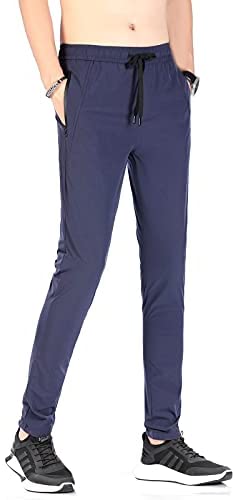 Men’s Quick Dry Track Pants Men’s Elastic Waist Hiking Pants