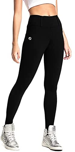 Women's Casual High Waist Stretch Comfy Skinny Pants with Pockets Solid Color Slim Fit Belt Loop Leggings