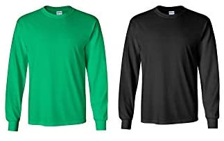 Gildan Heavy Cotton 100% Cotton Long Sleeve T-Shirt.