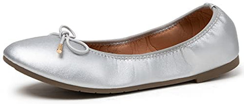 katliu Women Comfort Flats Round Toe Ballet Flats Slip on Walking Flat Shoes