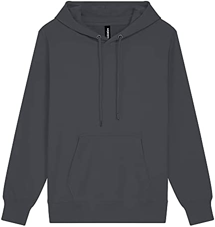 Men's Fleece Ultimate Pullover Hoodies - Heavyweight Cotton Plain Hooded Sweatshirt Blank Essentials Hoodie for Men