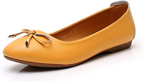 VenusCelia Women's Bowknot Ballet Dance Flat Shoe