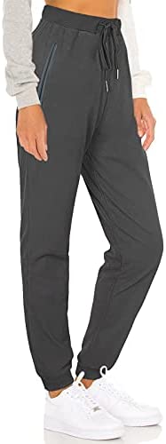 Joggers for Women Active Sweatpants Comfy Lounge Pants Workout Yoga Pants with Zipper Pockets