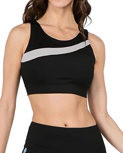 Women's Low Impact Breathable Stretchy Padded Sports Bra Workout Fitness Running Yoga Tanks