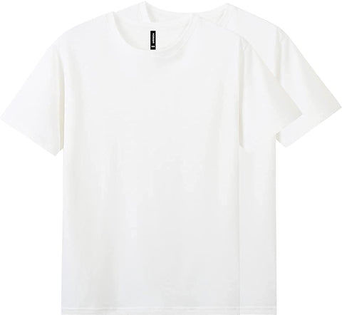 Men's Cotton T Shirt 2-Pack - Short Sleeve Fashion Shirts