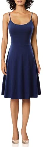 TIMSEM Women's Sleeveless Adjustable Strappy Summer Floral Flared Swing Dress