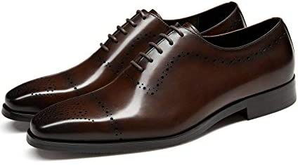 GIFENNSE Men's Dress Shoes Genuine Leather Business Oxford Formal Wedding for Men