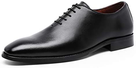 Classic Oxford Dress Shoes Mens Formal Business Lace-up Full Grain Leather Shoes for Men