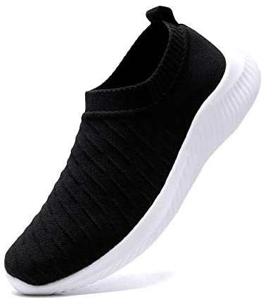 FUDYNMALC Men's Fashion Walking Sock Shoes Lightweight Breathable Mesh Tennis Sneakers Comfortable Knit Slip On Gym Running Shoes