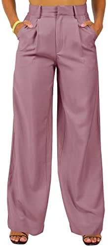 GAMISOTE Womens Wide Leg Dress Pants High Waisted Work Business Casual Flowy Trousers