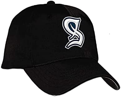 Retro Black Dodgeball Baseball Hat