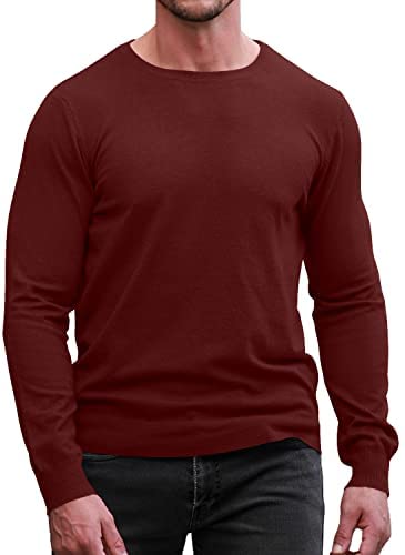 Men's Casual Slim Fit Basic Sweaters for men