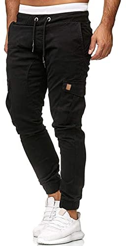 Mens Cargo Pants Athletic Fashion Joggers