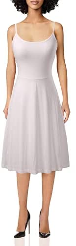 TIMSEM Women's Sleeveless Adjustable Strappy Summer Floral Flared Swing Dress