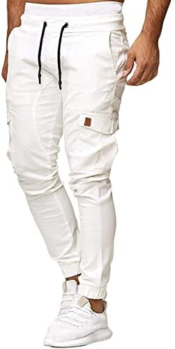 Mens Cargo Pants Athletic Fashion Joggers