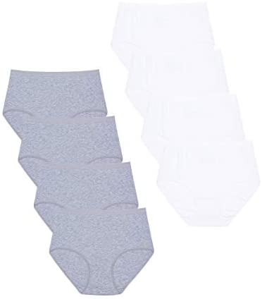 Women's 8-Pack Basic Briefs Cotton Panties Underwear