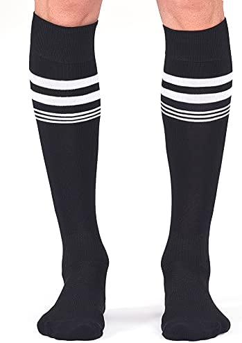CS CELERSPORT 2 Pack Soccer Socks for Youth Kids, Men and Women Athletic Baseball Softball Football Socks