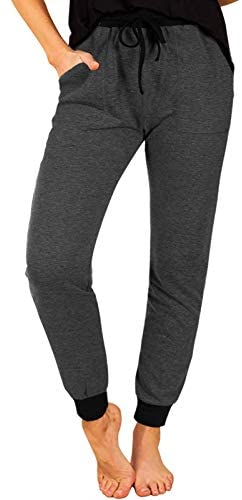 Womens Joggers Sweatpants Drawstrings High Waisted Yoga Jogger Pants