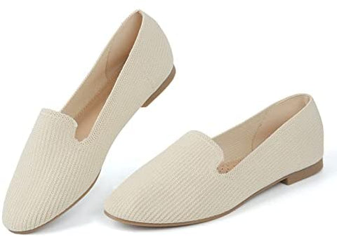 Samilor Loafers for Women Breathable Mesh Flats Shoes Women Slip On Round Toe Loafers for Women Comfortable Low Wedge Casual Shoes