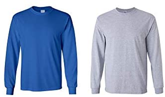 Gildan Heavy Cotton 100% Cotton Long Sleeve T-Shirt.