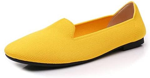 VenusCelia Women's Nimble Knit Flat Shoe