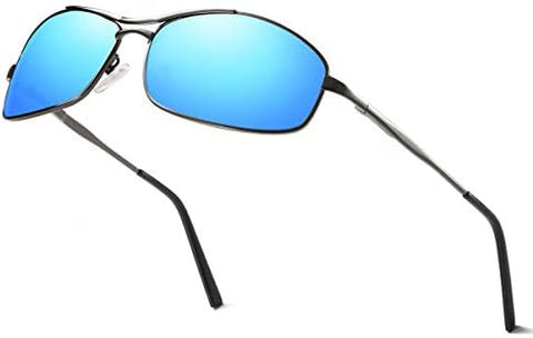 ELITERA Polarized Sunglasses for Men Women Metal Frame UV Protection
