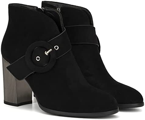 Torgeis Women’s Nora Fashion Supple faux leather, Pull-on Lug Boots, Round Toe, Rubber Outsole