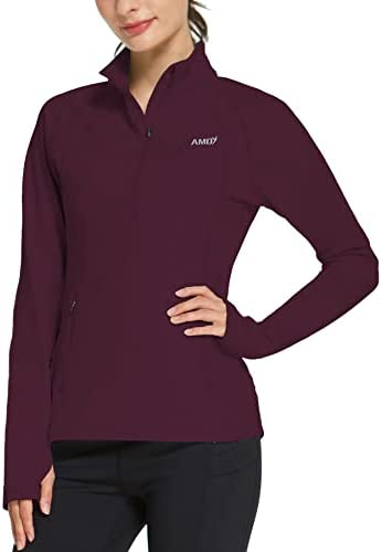 Women's Thermal Fleece Half Zip Running Pullover