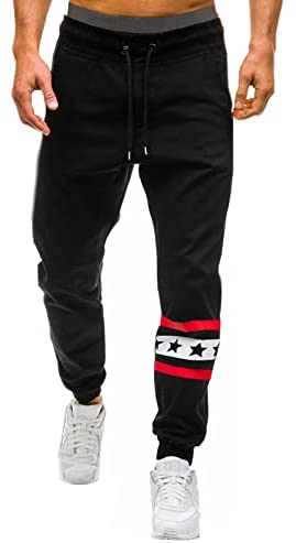 Cot-Oath Mens Casual Joggers Pants Workout - Cargo Pants Slim Fit Gym Trouser for Men Fashion Track Sweatpants