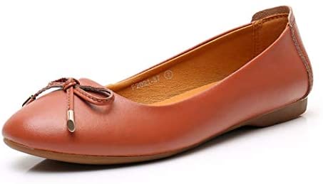 VenusCelia Women's Bowknot Ballet Dance Flat Shoe