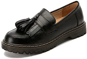 KANGFEINI Women's Classic Fashion Tassel Oxford Moccasin Casual Flats