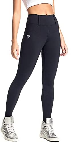 Women's Casual High Waist Stretch Comfy Skinny Pants with Pockets Solid Color Slim Fit Belt Loop Leggings