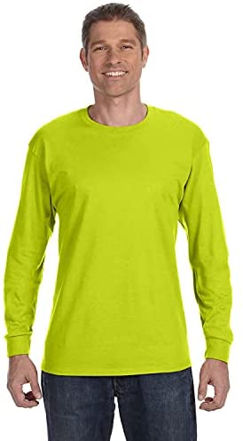 Gildan Heavy Cotton 100% Cotton Long Sleeve T-Shirt.