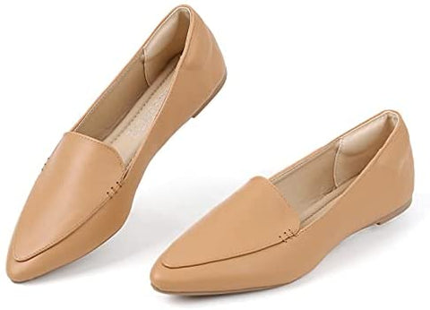 MUSSHOE Loafers for Women Comfortable Pointed Toe Women's Loafers & Slip-ons Women's Flats Flats Shoes Women